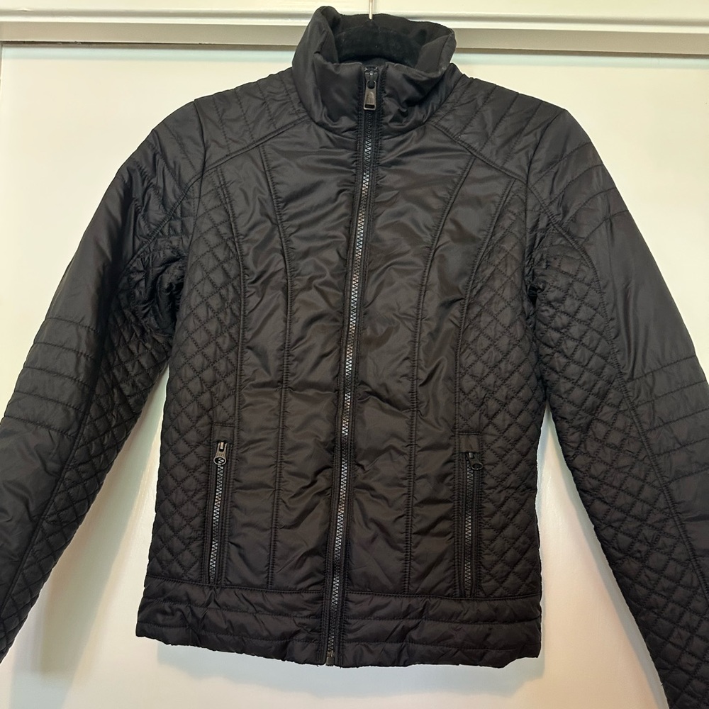 The North Face Black Quilted Women’s Lightweight Insulated Full Zip Jacket XS